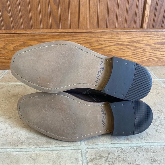 Florsheim Chukka Round Toe Leather Boots Lace Up Shoes Size 11 main image 8